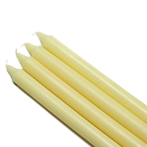 Zest Candle CEZ-091_12 144-Piece Straight Taper Candle, 10