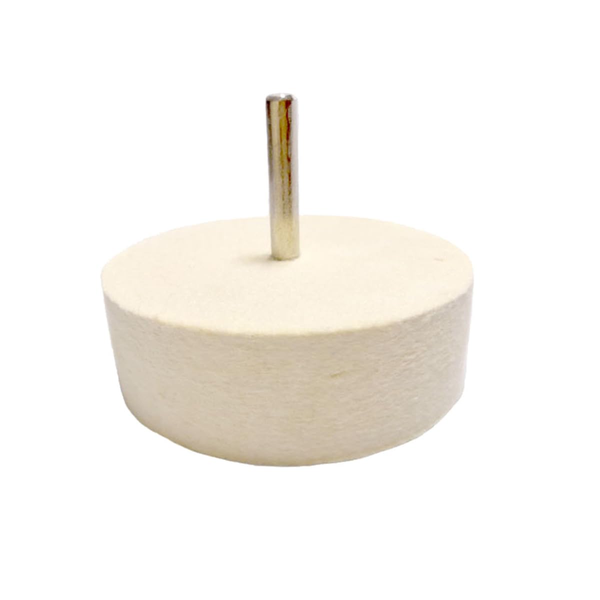 Tarcza polerska, ściernica stołowa, głowica szlifierska do wełny, filcowa tarcza polerska, polerowanie lustrzane, trzpień 3 mm, średnica 18 mm, długość 20 mm (cylindryczny)