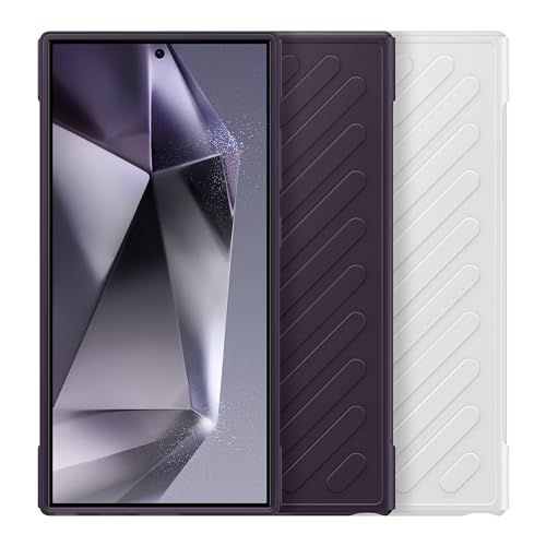 Image of SAMSUNG Galaxy S24 Ultra Shield Phone Case, Protective Cover with Rugged, Durable Design, Bump and Scratch Protection, US Version, GP-FPS928SACVW, Dark Violet