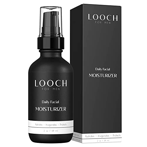 Looch Men’s Daily Face Moisturizer, Natural & Organic Premium Anti-Aging For Dry, Sensitive & Normal Skin With Hyaluronic Acid, Jojoba & Hemp Oil, Advanced Skincare For Men 2 Oz #TOP7