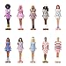 Barbie Mini Barbie Land Fashionistas Dolls, 1.5-Inch Dolls in Perfume Compact, Surprise Reveal