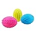 3 Pz Pet Dog Ball Fetch Ball Giocattoli da Masticare, Pallone da Rugby in Gomma per Cani di Piccola Taglia