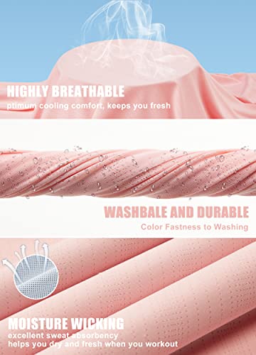 Libin Women's Workout T Shirts Short Sleeve Gym Running Athletic Tops Quick Dry Crewneck Yoga Shirts - Image 3