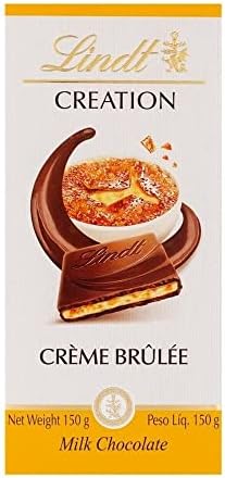 Chocolate Lindt Creation, Crème Brûlée, Barra de 150g