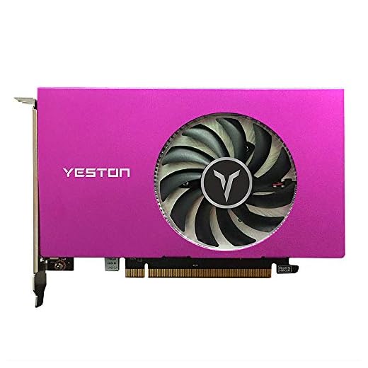 DOYING RX550-4G 4HDMI 4-Screen Graphics Card Support Split Screen 10bit Color Depth HDR 4G/128bit/GDDR5 with 4 HDMI Ports