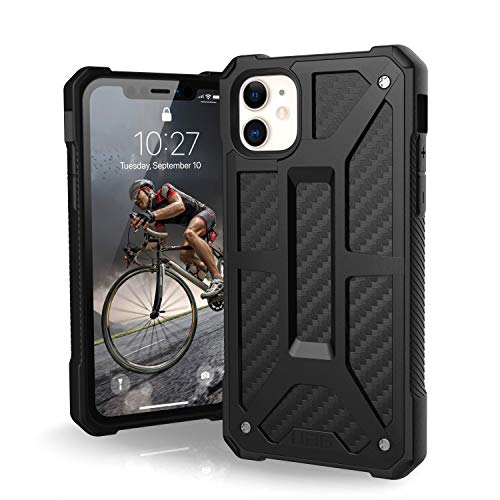 URBAN ARMOR GEAR UAG Designed for iPhone 11 [6.1-inch Screen] Monarch Feather-Light Rugged [Carbon Fiber] Military Drop Tested iPhone Case