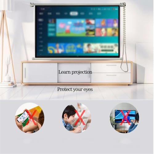 Pantalla Manual de Proyección 72'' 16:9 BTBZGFGNYU miniatura 4