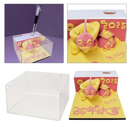 Bloc-notes 3D artistique Homyl oubliez la routine avec ce bloc-notes - 6
