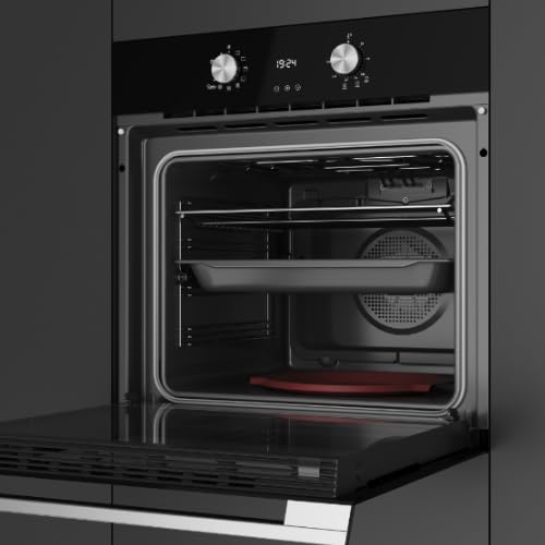 TEKA Horno Multifunción 60cm EasySteam 3 Temperaturas, 9 Funciones, Hydroclean PRO, Touch Control, 71/70L, HLB 8408 BK