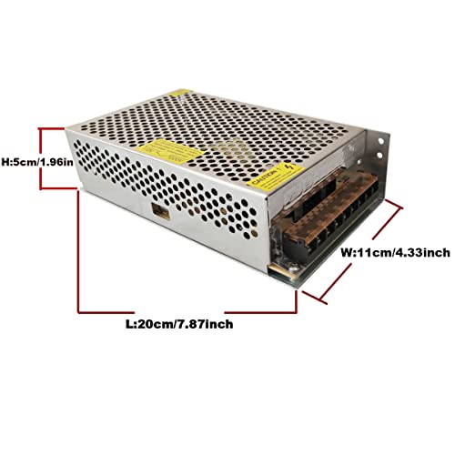 AC 110V/220V to DC 24V 10A 240W Universal Regulated Switching Power Supply Adapter Transformer Driver Converter for LED Strip Light, Security Camera System, Computer Project2