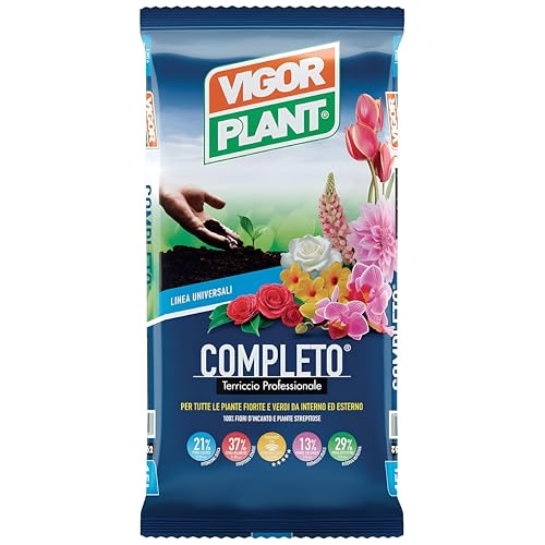 Terriccio Universale per Piante Verdi e Fiorite da Interno/Esterno con Torba Irlandese, Pomice, Granuli di Cocco e Concime a Lento Rilascio - Terra Per Piante Substrato Universale Drenante, 20 Litri