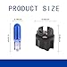 Clwalny 20PCS T5 17 57 86 Halogen Instrument Cluster Bulbs with Sockets, 12V Dash Light for Car Interior, Automotive Replacement Gauge Cluster Panel Bulb for Speedometer, Tachometer Plug & Play(Blue)