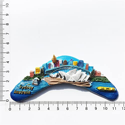 Imán 3D Sydney Australia para refrigerador miniatura 6