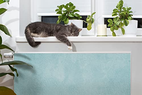 Autocollant de radiateur chauffage aimant bleu deco interieur