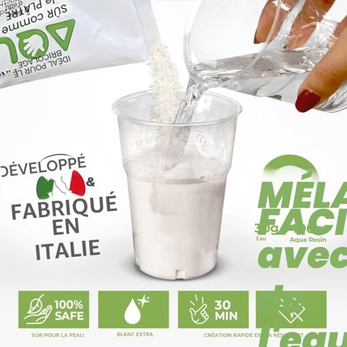 Plâtre Alpha sûr non toxique AQUA RESIN résine eau - 5