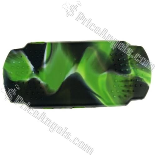 Cool Camouflage Design Soft Silicone Case Replacement for PSP 2000/3000(Dark Green)