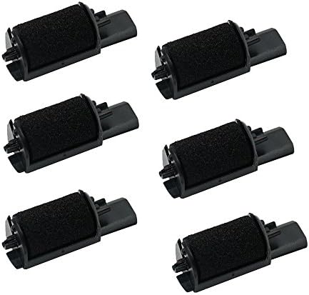 Printerfield IR-40 (6 Pack) Compatible Calculator Printer Ribbon Ink Roller - Black