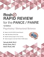 Rosh Rapid Review for the PANCE/PANRE: Psychiatry/Behavioral Science (PANCE/PANRE Rapid Review) 1087068517 Book Cover