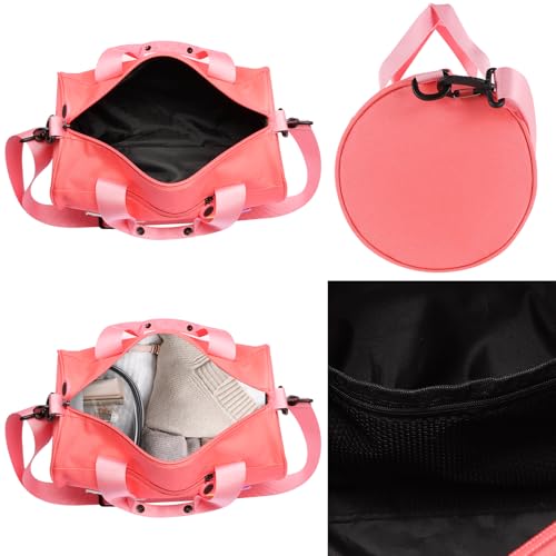 Image of Dance Ballet Bag for Girls Sport Gym Duffle Bags Overnight Travel Bags Fun Dance Workout Duffel Bag Toddler Cute Bag for Dancers, Girls, Teens, Student Athletes