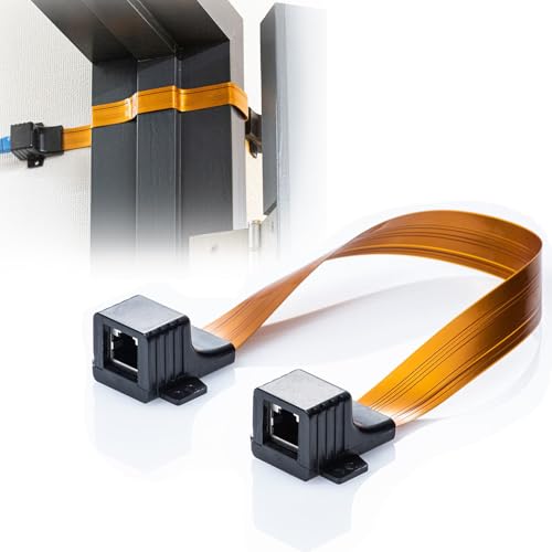 Amazon.co.jp: イーサプライ すきま用LANケーブル 長さ29cm 厚み0.25mm