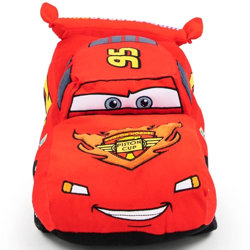 Image of Jay Franco Disney Pixar Cars Lightning McQueen Kids Plush Pillow Buddy, 19 Inch - Super Soft Polyester Microfiber, Stuffed Animal Fade Resistant, Non-Toxic, Gift for Kids (Official Licensed Product)