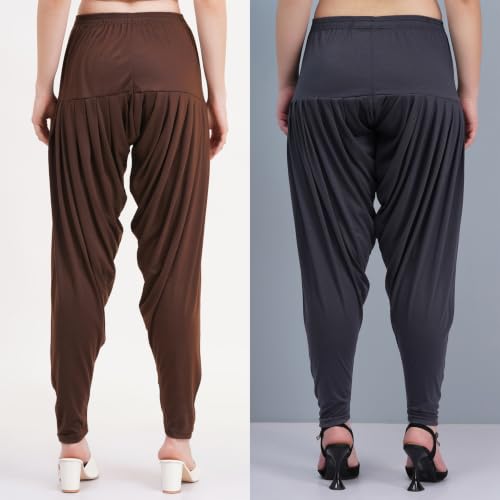 Image of Buy That Trendz Womens Patiala Pants Cotton Viscose Patiyala Salwar Harem Bottoms Pants