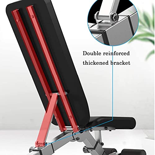 Adjustable Weight Load Training Fitness Gym Adjustable Benches, Heavy Duty Fitness Portable Folding Weight, Flat Incline Drops MultiSus Exercise Workout Bench, Home Gym Sit Up Bench Weighth - Image 7