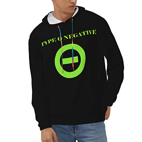 XENITE Type Music O Negative Men's Hoodies Pattern Pullover Hooded Sweatshirt Streetwear Hooded Tops2