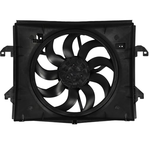 624-040 Radiator Cooling Fan Assembly for 2013-2018 for Ram 1500,2019-2023 for Ram 1500 Classic,Replace# 624040,52014772AF,CH3115194