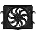 624040 Engine Radiator Cooling Fan Assembly Compatible with 2013-2018 for Ram 1500 3.6L 2019-2023 for Ram 1500 Classic 3.6L Condenser Fan Assembly