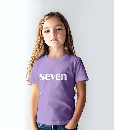 7th Birthday Shirt Girls 7 Years Old Seven Outfit Seventh Tshirt Gift Girls top 72