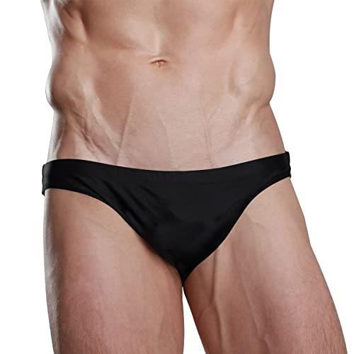 Black Swim Briefs for Men Swimsuit Sexy Bikini Swimwear S2