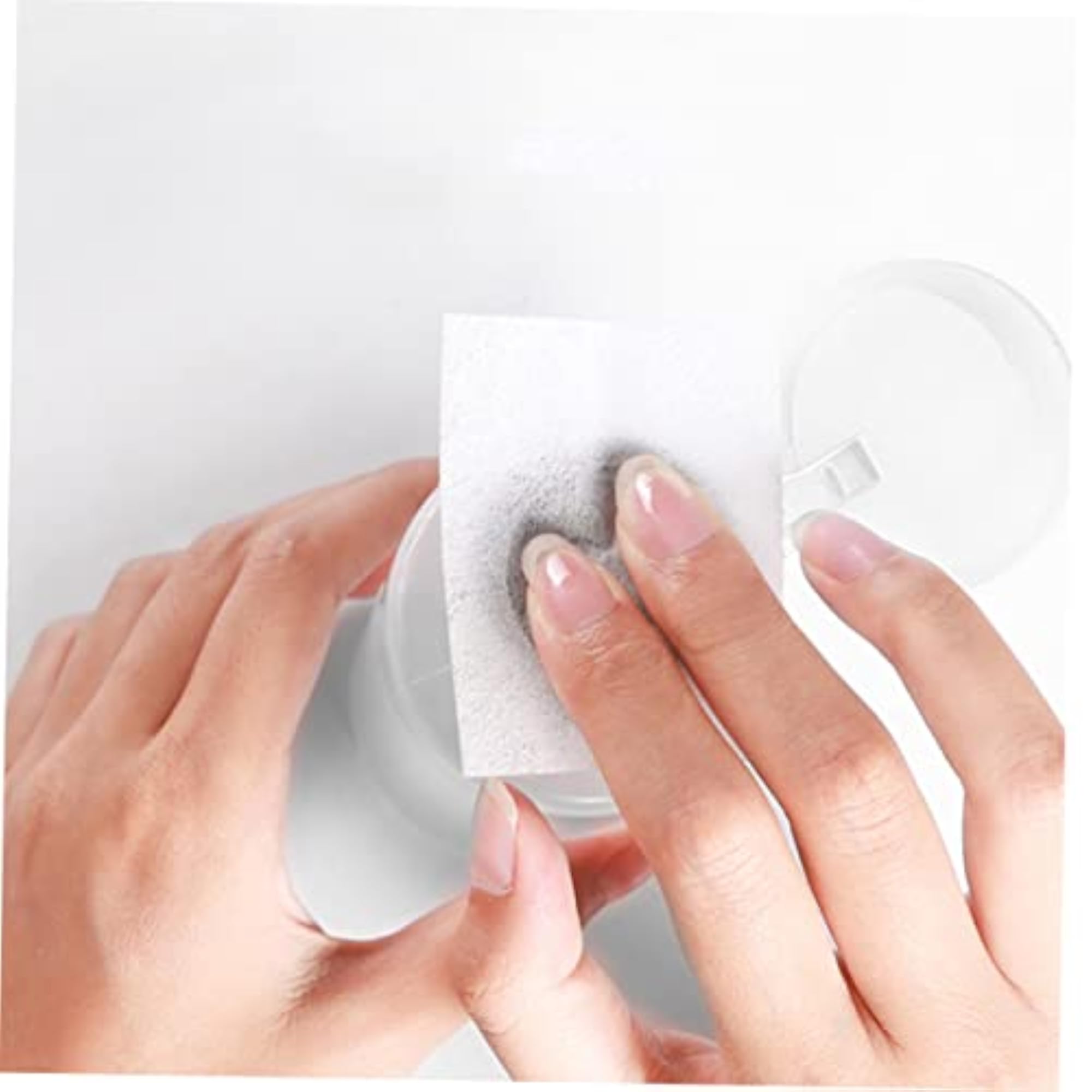 2pcs Nail Polish Remover Bottles Pump Dispenser