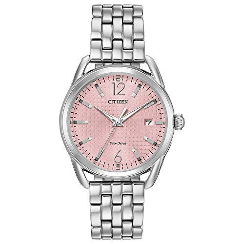 Citizen Analog Light Pink Dial Watch-FE6080-71X