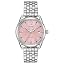 Silver Bracelet, Pink Dial