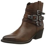 Feel Me Fußbett MARCO TOZZI Damen 2-2-25304-35 Westernstiefel, Chestnut Antic Comb, 39 EU