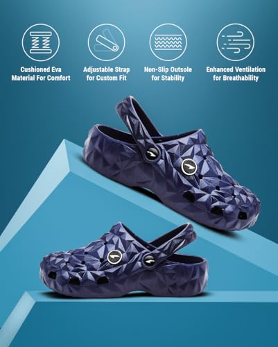 Image of ASIAN Men's AGC-16 Trendy Stylish Fashionable Clogs | Sandals with Lightweight Regular wear Casual Clogs with Ultra Soft & Flexibility Technology Clogs for Men's & Boy's