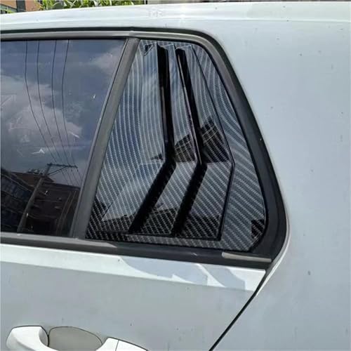 Becquet latéral Golf MK7 ABS carbone pour persienne fenêtre arrière