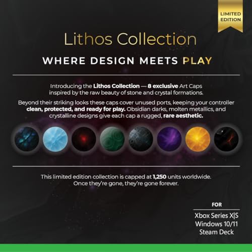 ByoWave Proteus Controller Kit – Modular Gaming Controller with 15+ Interchangeable Parts, Custom Remapping & LED Lighting – Works with PC, Steam Deck & Xbox Series X|S – Lithos Collection Limited Edition by ByoWave - Image 3