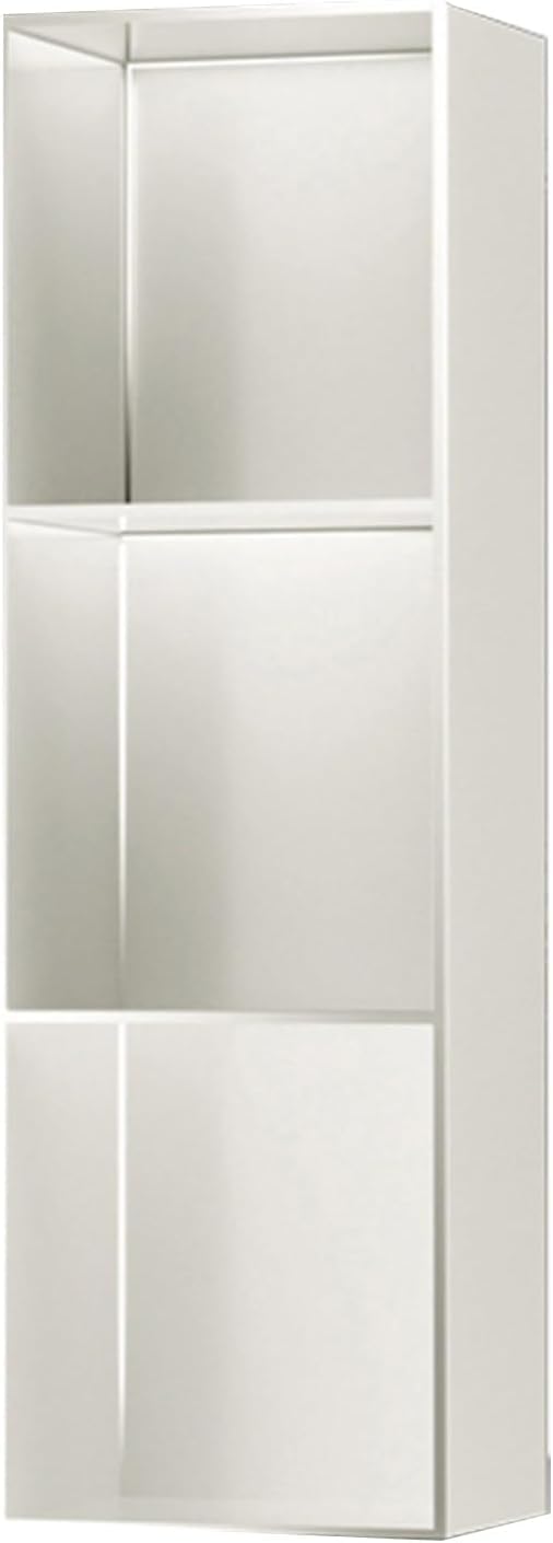 MYUYEE Bathroom Shower Recessed Niche, For Shampoo And Toiletries Recessed Mount Storage Shelf (White 28X90X12.5Cm)