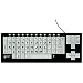 Visionboard2 Large Key Keyboard - Keyboard - USB - Black, White