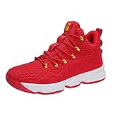 under armour airvent hat  Zapatos Hombre Deporte de Baloncesto Sneakers de Malla para Correr Zapatillas Antideslizantes Negro Rojo Champán Verde Brillante 36-46 Rojo 39