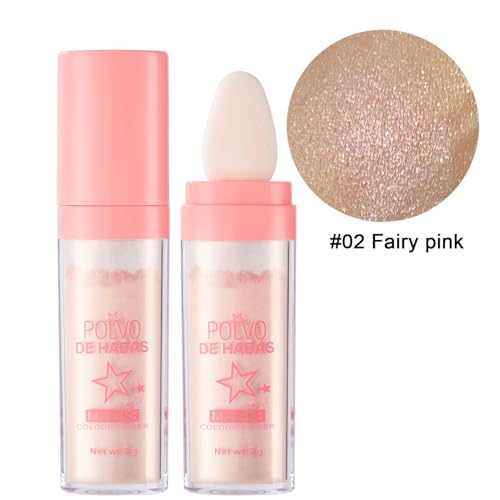 Poudre Éclaircissante Pour Le Corps,Éclaircissant Contouring Haute Brillance Glitter Sparkle Poudre Highlight Maquillage,Sparkle Highlighter Makeup Cosmetic For Face Body Makeup – Image 4