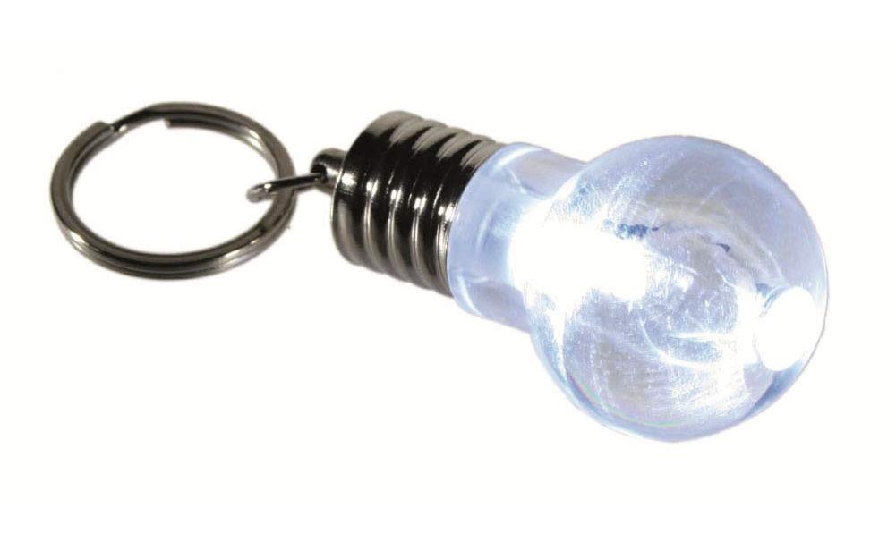 OOTB 57/9630 Key Ring with LED, Silver