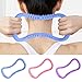Yoga Pilates Circle Ring, Yoga Circle Stretch Resistance Ring Body Building Fitness Workout Tools for Training Neck, Back, Leg, Calf, Strengthen Chest, Thighs, Arms, Massage Point Design (Blue)