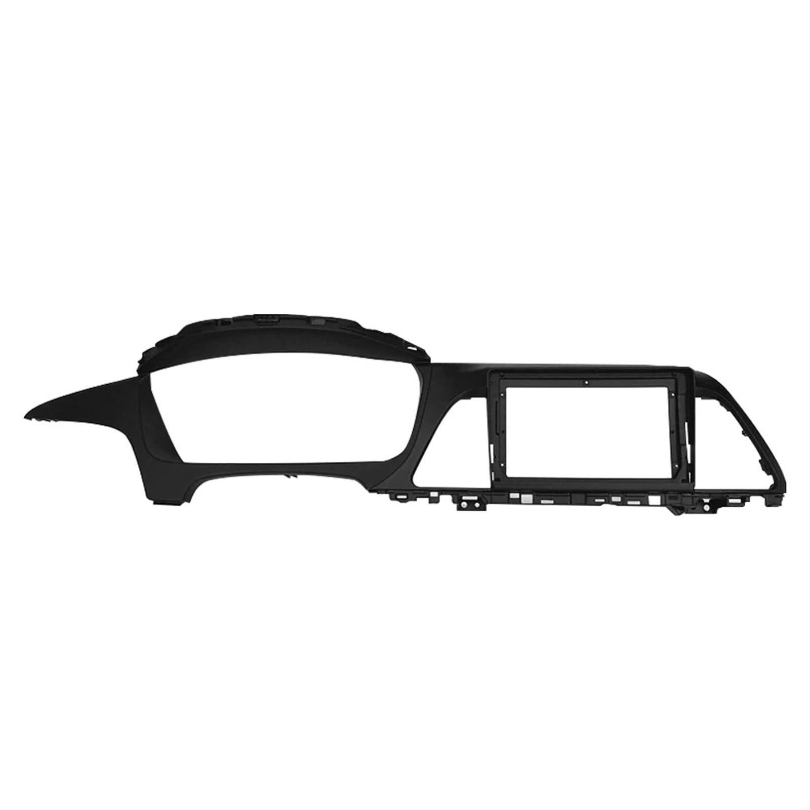 Façade d'autoradio pour Hyundai pour Sonata 9th 2015-2017 9 Pouces Panneau Voiture Support Tableau Bord Réaménagement Double Din Kit Radioblende Set