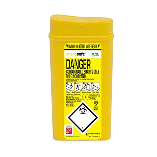 Click Medical 0.2ltr Sharpsafe Sharps Bin