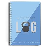 Photo Gallery fitness logbook - workout planner - formato a5, azzurro - copertina più spessa migliorata - diario di allenamento - impostazione degli obiettivi per il bodybuilding - di workout log Photo Gallery fitness logbook - workout planner - formato a5, azzurro - copertina più spessa migliorata - diario di allenamento - impostazione degli obiettivi per il bodybuilding - di workout log
