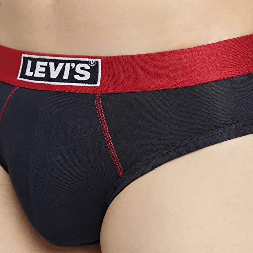 Image of Levi's Men's Cotton Blend #035-BRIEF-ASST-P2 Relaxed Printed Briefs