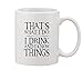 That's What I Do I Drink and I Know Things Tyrion Lannister cytat biały ceramiczny kubek do kawy i herbaty